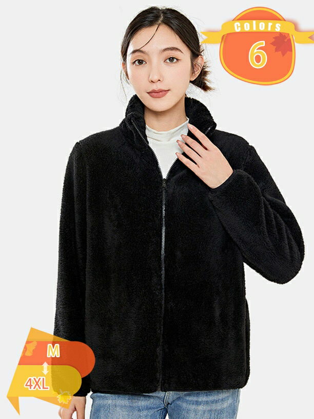 1000円OFFクーポン コート レトロ 長袖 フォーマル お呼ばれ キレイめ スタンドネック ポリエステル 上着 着回し 保温 薄手 折り襟 大人抜け感 ビジネス 女性 ファッション フェイクウール マウンテン きれいめ 秋冬物 アウター fascimo