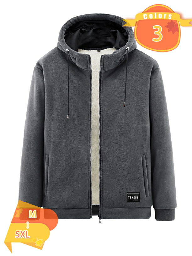 防寒着春大きいサイズキレイめジッパ...