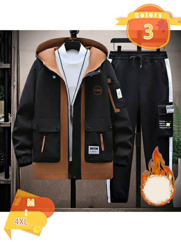 1000円OFFクーポン 裏起毛 ウインドブレーカー マウンテンジャケット マウンテンパーカー メンズ 上下 ..