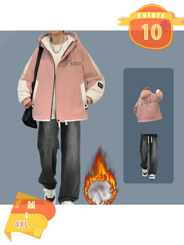 ウインドブレーカー 上下 メンズ マウンテンパーカー セットアップ 上下セット 裏起毛 防寒着 撥水 防..