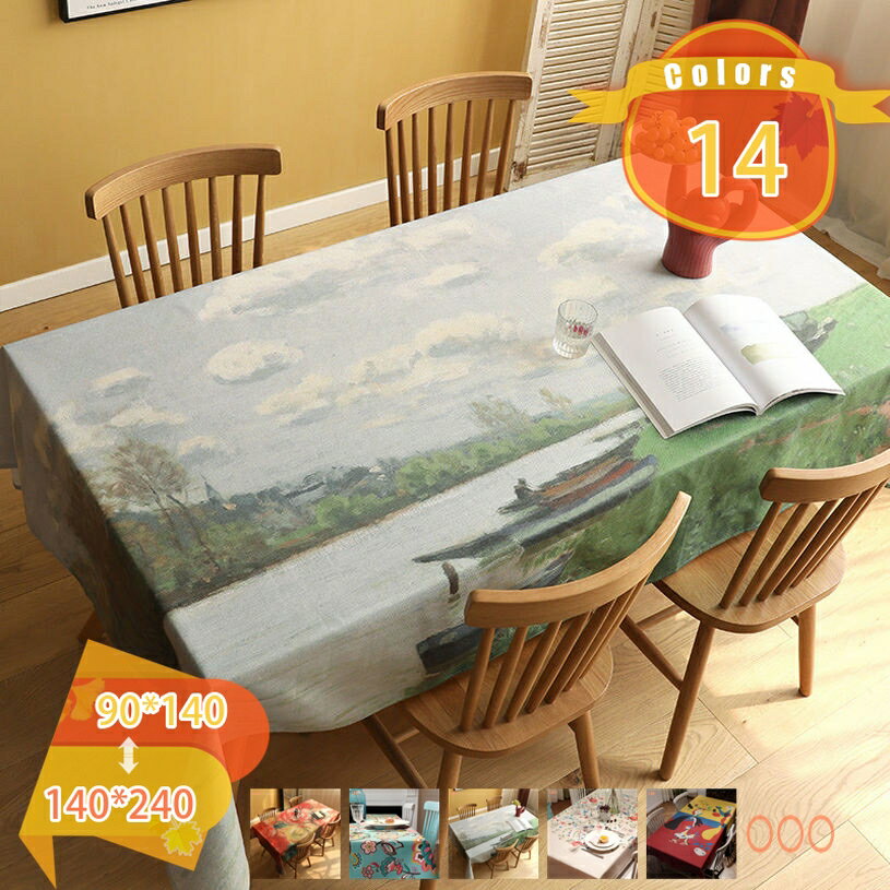 300円OFFクーポン テーブルクロス 北欧 テーブルカバー リネン 長方形テーブル クロス 撥水 防水 防油 おしゃれ 食卓カバー 幾何柄 撥水 テーブルカバー 北欧 テーブルクロス ビニール チェック柄 長方形 テーブルマット fascimo