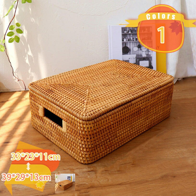 籐 収納バスケット 卓上 トレー 田園風 インテリア収納 深型 デスク収納 小物収納 衣類収納 雑物収 柳藤編手のかご 収納バスケット フルーツバスケット 手編みバスケット 卓上収納かご 小物収納かご 収納バスケット 浅型 fascimo