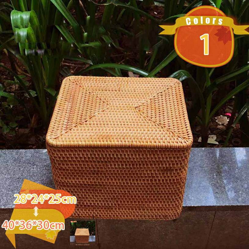 インナーボックス 収納かご 籐編み 大容量 収納ボックス おしゃれ オシャレ かわいい 可愛い 収納カゴ インテリア お片づけ 方付け ラタン 籐 雑貨 北欧 ナチュラル シンプル インテリア 籐製かご 藤編み 収納バスケット fascimo