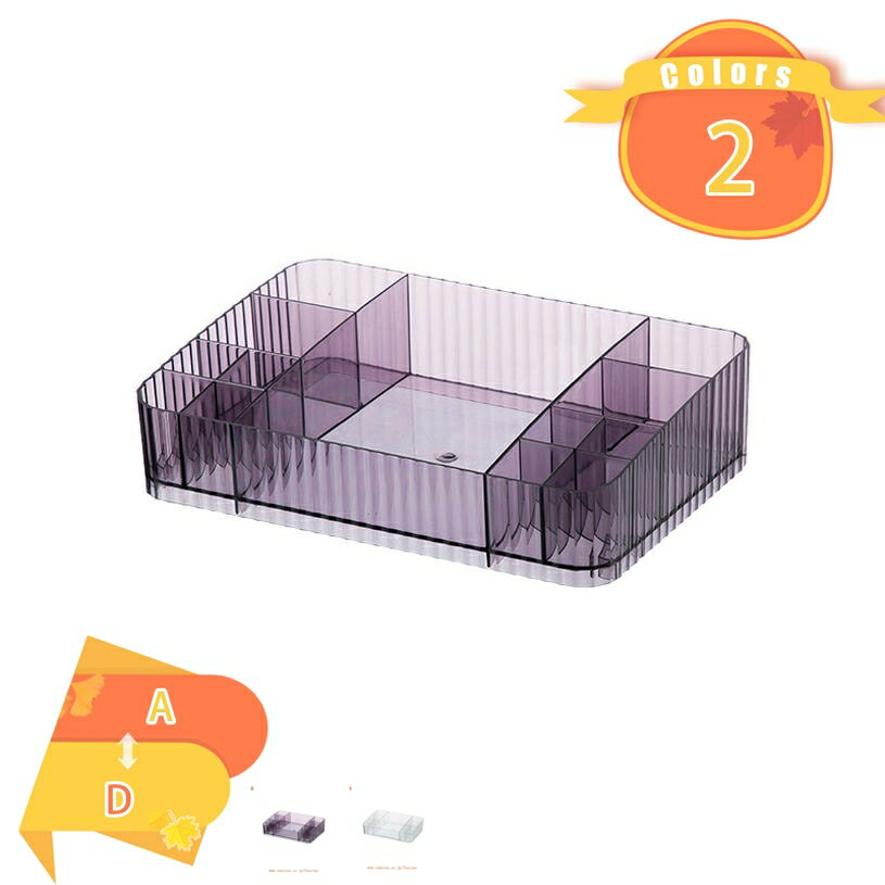 300円OFFクーポン 小物入れ引き出し 収納ケース ペン立て 卓上 小物ケース 収納ボックス 引き出し 小物入れ 文房具収納 収納仕切付き 化粧品収納ボックス コスメ収納 防水 大容量 蓋付き メイク収納 整理簡単 ボックス ケース ホワイト 防塵 メイクボックス 化粧 fascimo