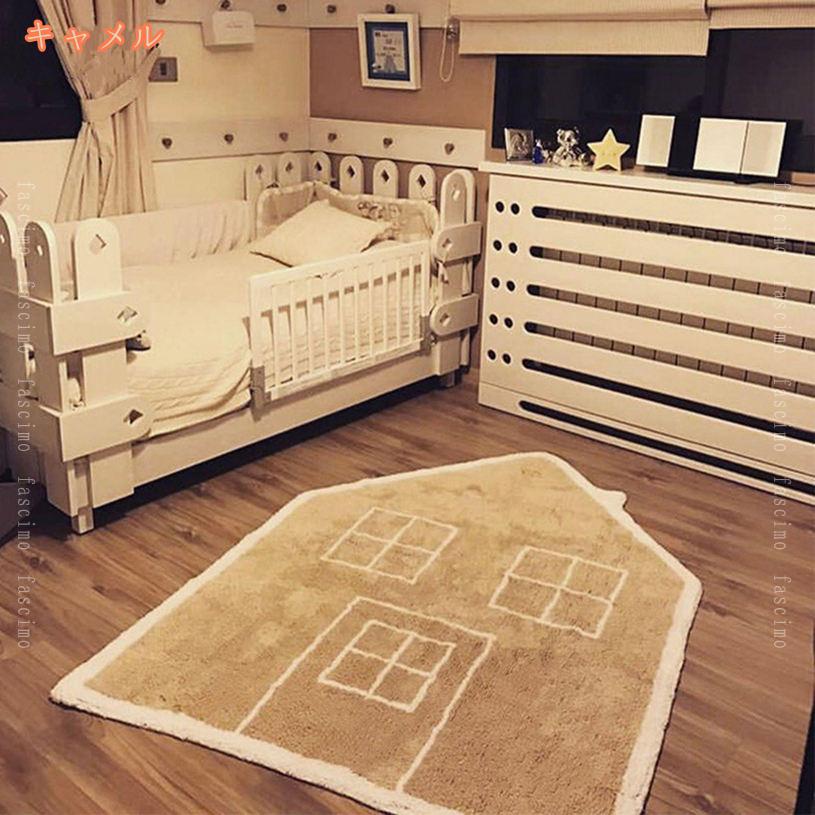 ラグ ラグマット 洗える カーペット 北欧 オールシーズン シャギーラグ おしゃれ 異形ラグ 無地 絨毯 床暖房 ホットカーペット対応 チェアマット リビング フロアマット 滑り止め付 抗菌防臭 防ダニ 一人暮らし クリスマス ギフト fascimo