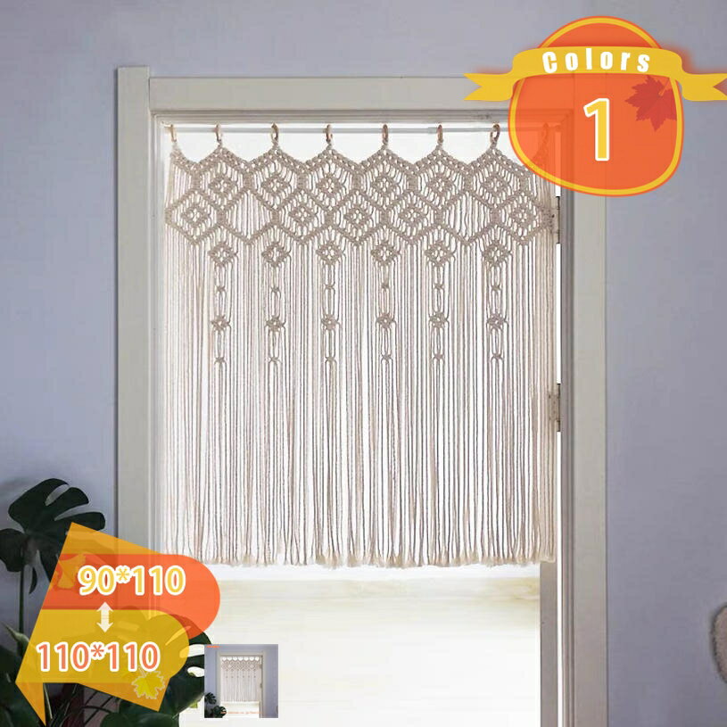 Order-Made Curtains - カフェカーテン 間仕切り カーテン レース 花柄 小窓用 かわいい 姫系 キッチン 目隠し 収納棚 喫茶店 洗面所 出窓 新生活 北欧風 豪華 透け感 おしゃれ ハーフカーテン 通気性 外から見えない 装飾 引越し祝い 模様替え fascimo