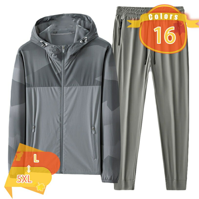 1000円OFFクーポン ランニングウェア ジャージ スポーツウェア メンズ セットアップ 春服 秋服 上下セット セットアップ 長袖 トップス ロングパンツ カジュアル パーカー バスケットボール用 登山ウェア アウトドアジャケット fascimo