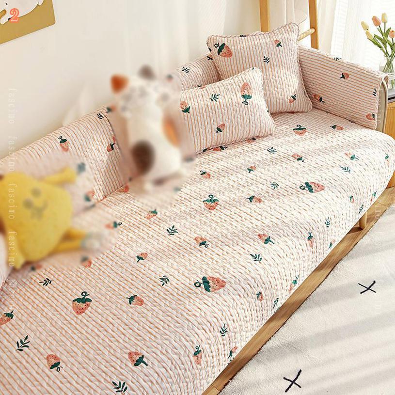 ソファパッド 長座布団 もちもち 抗菌 防臭 クッション ふわふわ チェアクッション 抗菌防臭 フロアクッション ソファーカバー 柔らか おしゃれ 田園風 エレガント ソファー保護 防塵カバー キズ防止 簡単着脱 子供も安心 fascimo