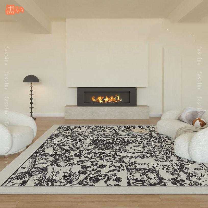 ラグマット 洗える おしゃれ 北欧風 モダン 幾何柄 ラグ カーペット インテリア 長方形 シンプル 掃除易い 玄関マット 滑り止め 大判 フロアマット 丸洗い オールシーズン じゅうたん 防音 自宅用 デスク下マット 絨毯 北欧 低反発 fascimo