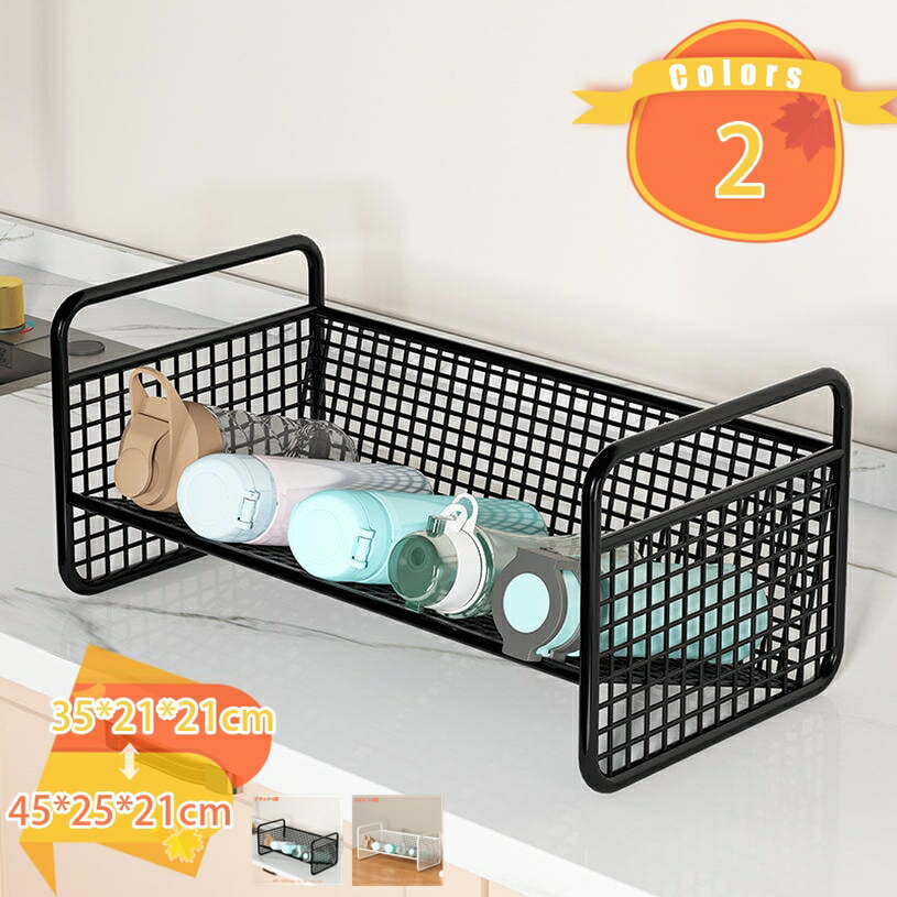 Sink Side Racks - 300円OFFクーポン キッチン収納ラック スパイスラック 台所収納棚 シンク下収納棚 整理棚 デスク上収納 置き棚 机上ラック おしゃれ 頑丈 スリム メッシュ 水切り 通気性 ミニ 収納棚 小物入れ コップ 調味料入れ 料理台 fascimo