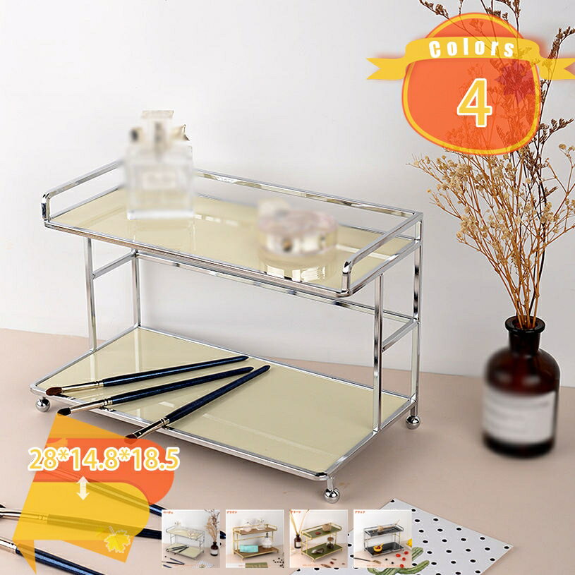 777円OFFクーポン 収納ラック スリム 2段 キッチンラック 洗面台 収納ラック キッチン収納 調味料ラック 省スペース 台所 バスルーム 化粧品収納 キッチン収納 スパイス ボトル収納 整理ラック卓上収納棚 小物整理 fascimo