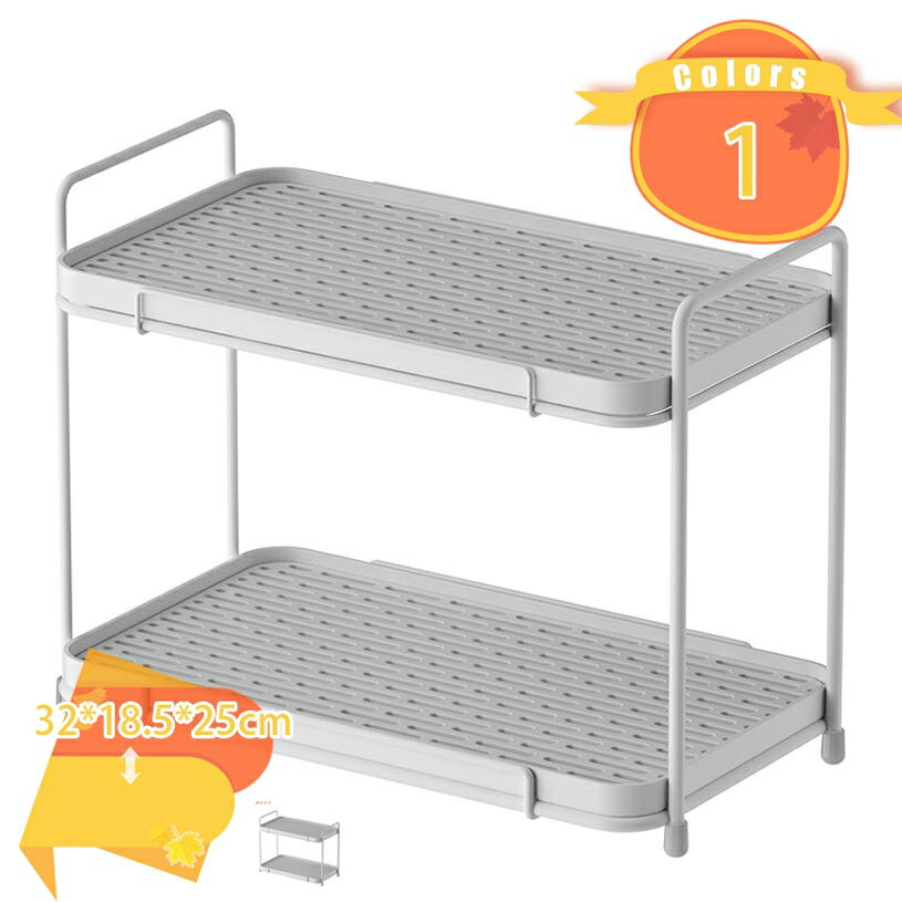 500円OFFクーポン カップラック キッチンラック 収納ラック おしゃれ INS カップ収納棚 2段 キッチンドレンラック 水切りトレイ 水気取りラック 大容量 多目的カップラック 一人暮らし 新居祝い 引っ越し プレゼント ギフト fascimo(3.0)