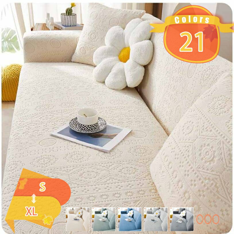 ソファカバー 2人掛け 肘付き ストレッチ 北欧風 伸縮素材 滑り止め 防塵カバー カウチ保護カバー クッションカバー ソファー保護 犬 猫 対策 爪とぎ防止 キズ防止 ソファーカバー 3人掛け 肘付き防水 おしゃれ 北欧 保護カバー fascimo