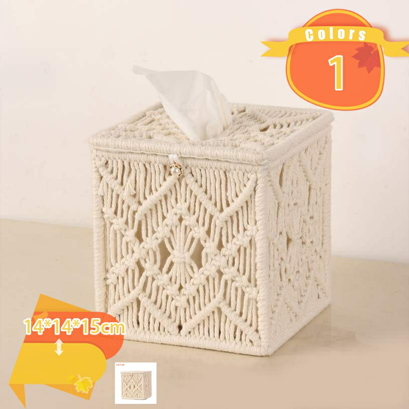 ティッシュボックス 収納ボックス 大容量 籐編み込み 籐製 卓上収納 オシャレ 部屋 キッチン 洗面所 バスルーム用 使いやすい 丈夫 持ち運びに便利 お手入れ簡単 仕分け収納 審美性 実用的 耐久 耐用 ティッシュボックス fascimo