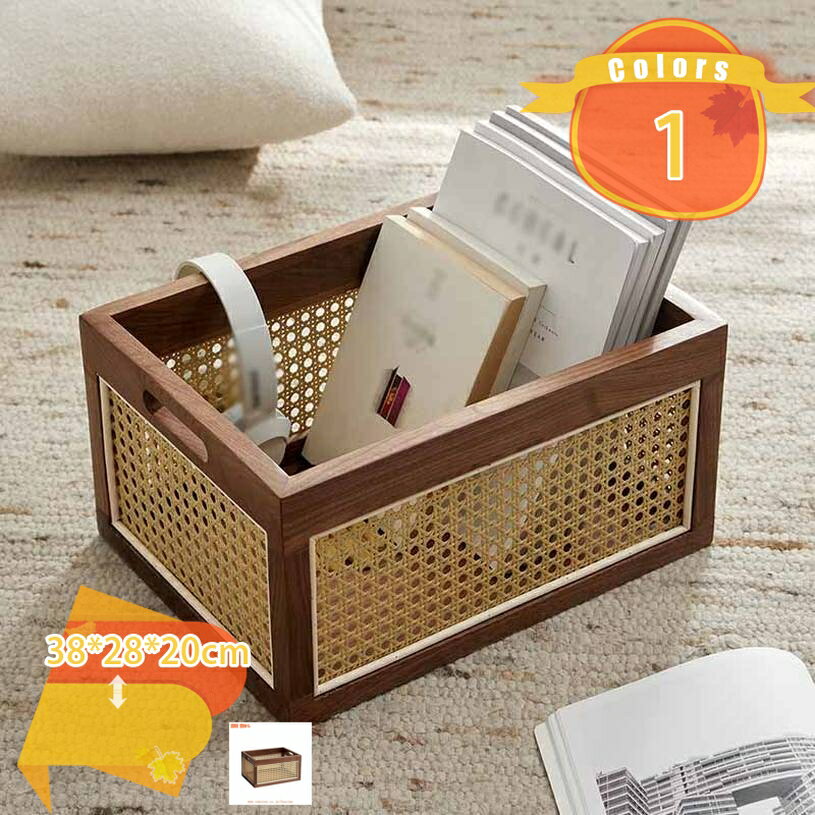 収納バスケット 卓上 ラタン風収納ボックス 田園風 インテリア収納 深型 デスク収納 小物収納 衣類収納 雑物収納 柳藤編手のかご 収納バスケット フルーツバスケット 手編みバスケット 卓上収納かご 小物収納ボックス fascimo