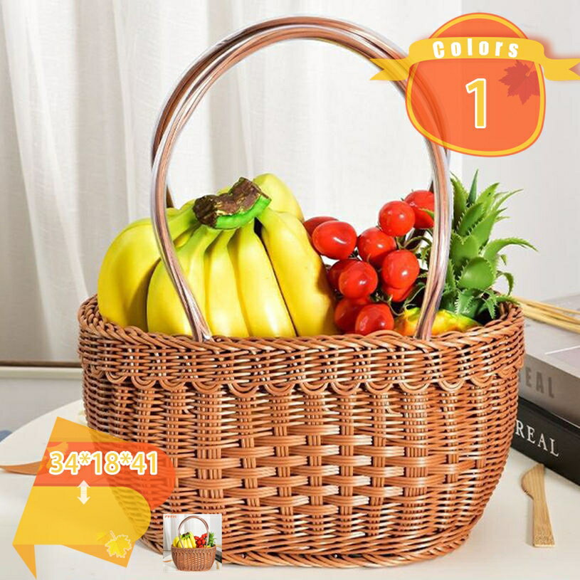 500円OFFクーポン 籐 ピクニックバスケット 持ち手 オシャレ ピクニックバスケット ナチュラル ピクニ..