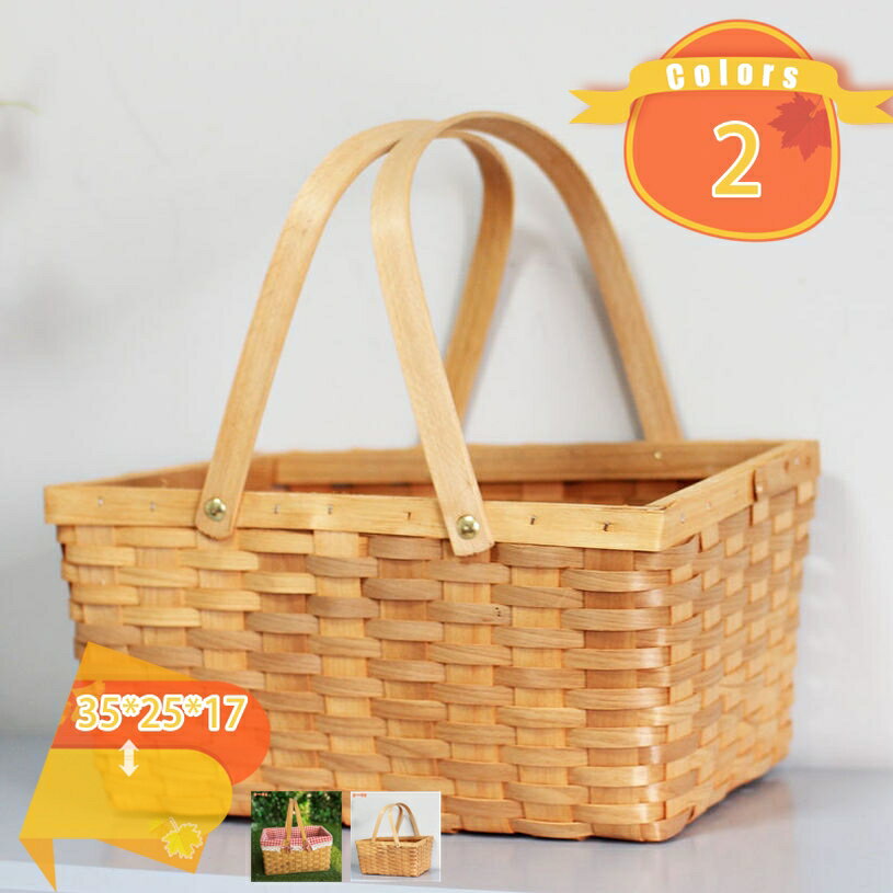 かわいい 持ち手 フルーツバスケット 収納かご 籠 収納バスケット 籐 ラタン おしゃれ ピクニック 編みバスケット ピクニックバスケット 収納ボックス カゴバスケット かご バスケット アジア かご収納 編みバック 北欧 fascimo