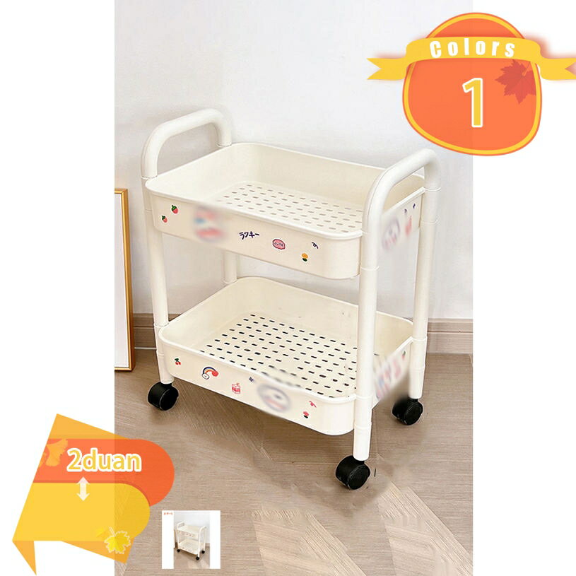 Rakuten - 3段 キッチンワゴン キャスター付き オープン ラック ナチュラル キッチン収納 ワゴン キッチン 収納 キッチン用品 キッチン家具 キッチンラック 台所用品 耐熱 耐久性 キッチン 収納 キッチンワゴン ワゴンラック 野菜ワゴン fascimo