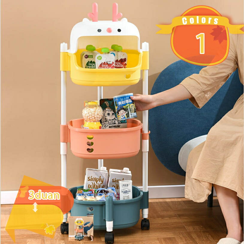 樂天商城 - キャスター付き キッチンワゴン 隙間収納 スリム 収納カート 多機能 小物 食品 調味料 組立簡単 浴室 台所 冷蔵庫横 4段 移動式 トイレ収納 リビング収納 省スペース キッチンワゴン キッチン収納 fascimo