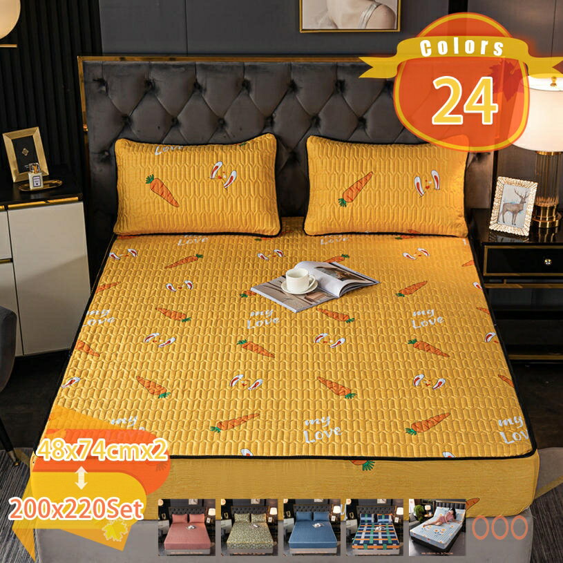 300円OFFクーポン 敷きパッド 綿 シングル 洗える 冬 夏 オールシーズン使える パッド一体型ボックスシーツ セミダブル キルティング ズレ防止 マットレスパッド シーツ 吸汗通気 防ダニ 抗菌防臭 ベッドスーツ 無地 ホテル 自宅用 新居祝い fascimo