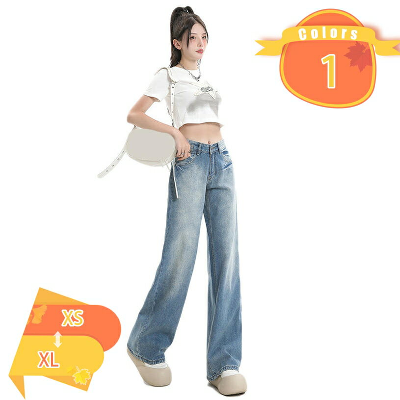Rakuten - 500円OFFクーポン ワイドパンツ デニム ワイドパンツ ストレッチ ハイウエスト デニム レディース ジーンズ デニムパンツ 低身長 ワイドパンツ 春 春夏 夏 秋冬 きれいめパンツ ハイウエスト ジーンズ 美脚 fascimo
