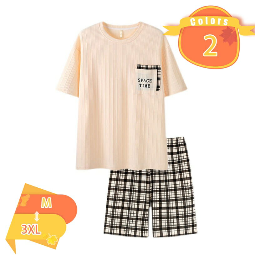 Negligees - ペアパジャマ メンズ レディース ルームウェア ネグリジェ パジャマ ナイトウエア 上着 寝巻き 寝間着 睡眠 眠り リラックスウェア リラクゼーション 吸汗速乾性 サラサラ カップル パジャマ 綿 夏 恋人 夫婦 お揃い おしゃれ fascimo