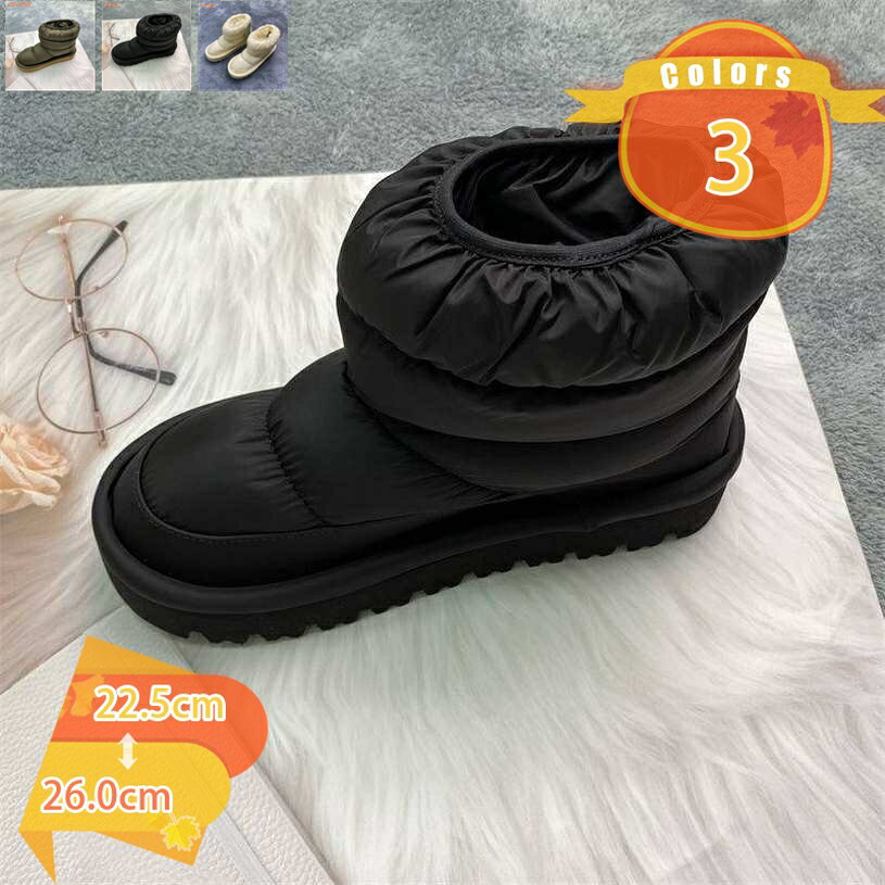 冬用シューズ 防寒ブーツ スノーブーツ スノーシューズ メンズ レディース ウィンターブーツ 冬靴 ダウ..
