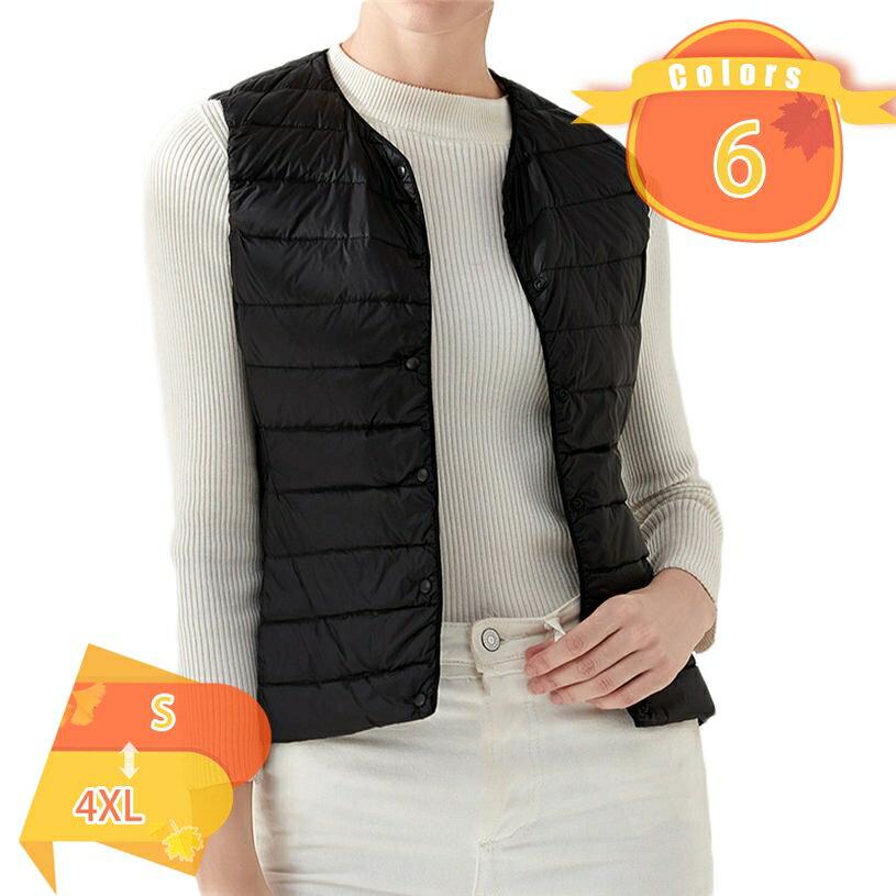 777円OFFクーポン ダウンベスト ベスト ジャケット フードなし レディース 軽量 暖かい あったか 防寒 保温 ノースリーブ インナーダウン 防風 ウルトラライト カジュアル 登山 ダウンジャケット ダウンコート ショート トップス 冬服 防寒着 fascimo