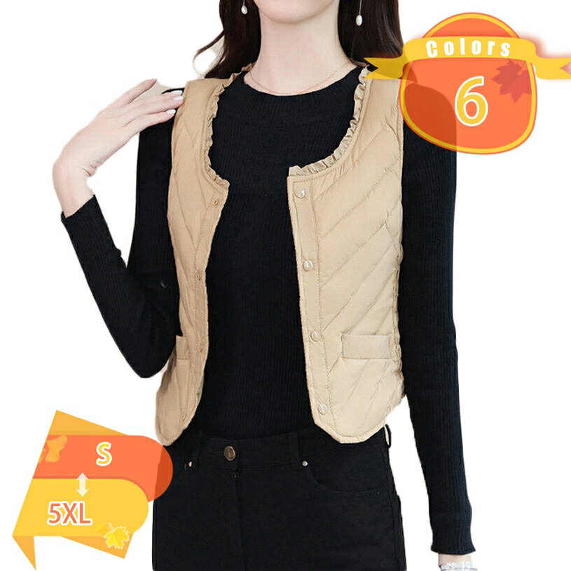 ベスト秋冬レディースダウンベストシ...