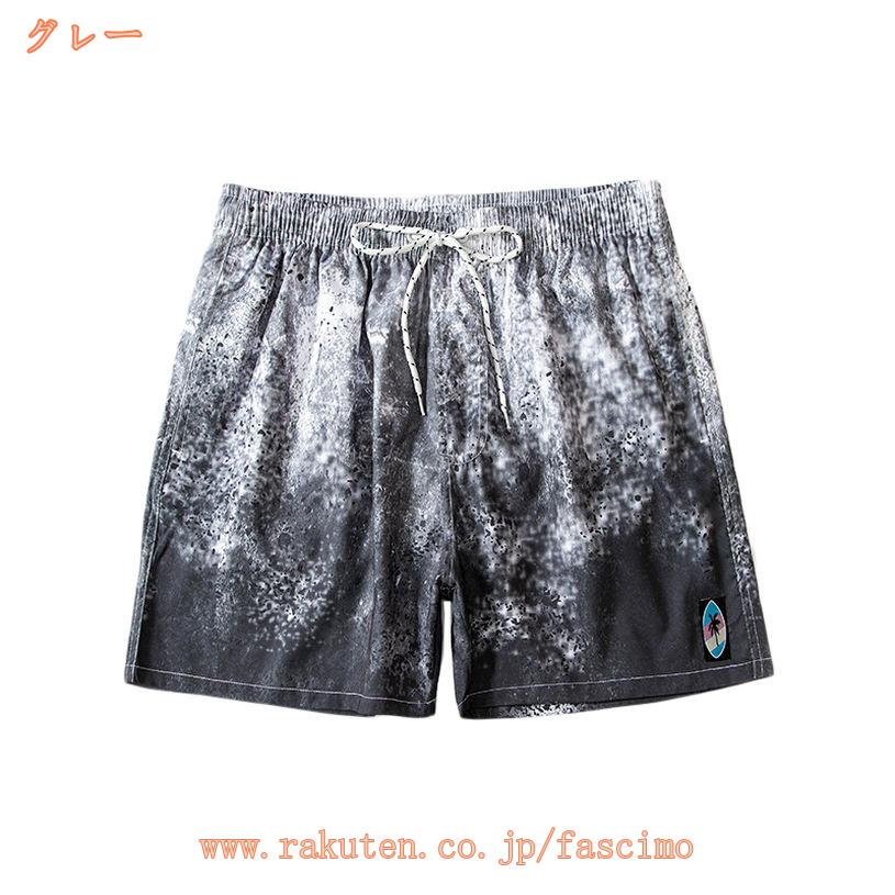 FASCIMOのメンズ 水着 サーフパンツ インナー付 スイムウェア 海パン 海水パンツ 水陸両用 大きいサイズ 吸水速乾 おしゃれ ハーフパンツ アウトドア 海 ビーチ メンズサーフパンツ 花柄 fascimo｜アングル3