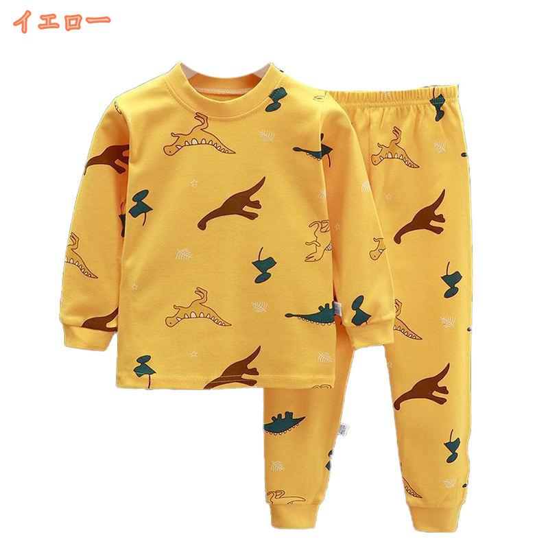 300円OFFクーポン キッズ ルームウェア パジャマ 子供 男の子 女の子 長袖 薄手 春秋 綿100 部屋着 上下セット ロングパンツ トップス ラウンドネック ナイトウェア ジュニア 子供服 春 秋 冬 保温 吸汗 通気 寝巻き カジュアル 家着 fascimo