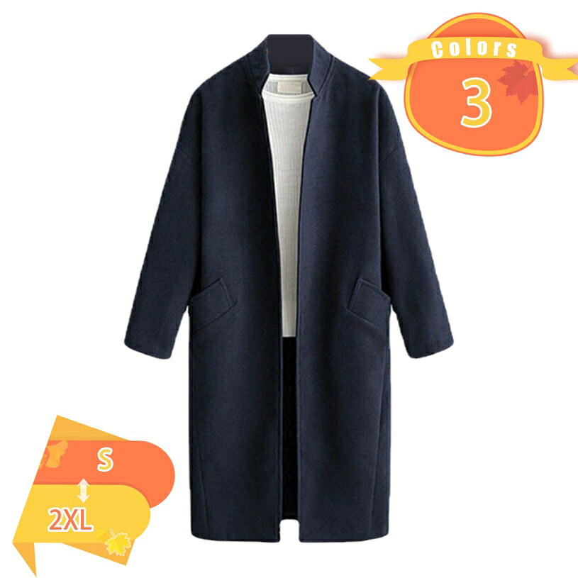 樂天商城 - 500円OFFクーポン チェスターコート ロングコート レディース アウター 春秋冬 ブラック カーキ グレー ネイビー オーバーサイズ スリット 中綿コート 大きいサイズ 小さいサイズ 長袖 厚手 お洒落 40代 30代 20代 防寒 カジュアル fascimo