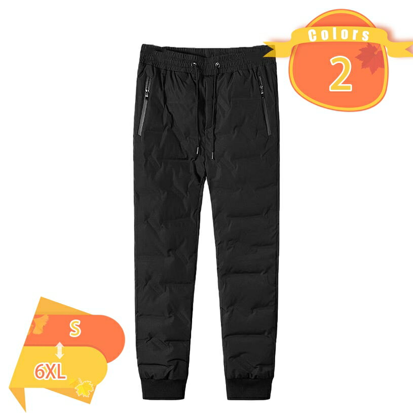 表地：ポリエステルメイン素材：ポリエステル♪ ファッション性と機能性が両立したダウンパンツ。表素材は、撥水、透湿機能があり、防風性にも優れた高機能素材です。♪ 中わたには軽くて暖かなダウン＆フェザーを使用しております。防風防寒効果が抜群、快...