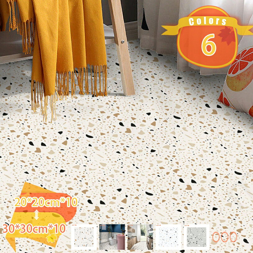 500円OFFクーポン リメイクシート DIY リフォームシート はがせる壁紙シール 花柄 ウォールステッカー シールタイプ のり付き 初心者OK フローリングシート 貼ってはがせる 床シート 防水 防滑 耐熱 耐油 賃貸 店舗 部屋 キッチン トイレ タイルシート fascimo fascimo-10086680 FASCIMO パッケージ画像