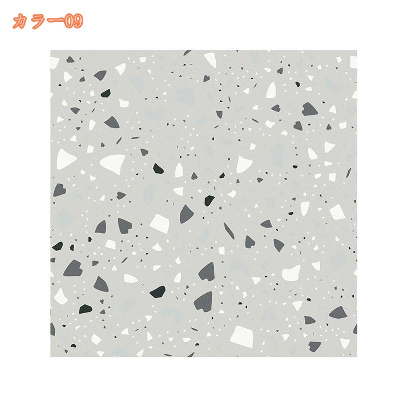 500円OFFクーポン リメイクシート DIY リフォームシート はがせる壁紙シール 花柄 ウォールステッカー シールタイプ のり付き 初心者OK フローリングシート 貼ってはがせる 床シート 防水 防滑 耐熱 耐油 賃貸 店舗 部屋 キッチン トイレ タイルシート fascimo fascimo-10086680 FASCIMO サンプル画像2