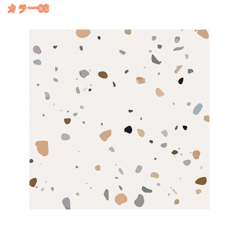 500円OFFクーポン リメイクシート DIY リフォームシート はがせる壁紙シール 花柄 ウォールステッカー シールタイプ のり付き 初心者OK フローリングシート 貼ってはがせる 床シート 防水 防滑 耐熱 耐油 賃貸 店舗 部屋 キッチン トイレ タイルシート fascimo fascimo-10086680 FASCIMO サンプル画像3