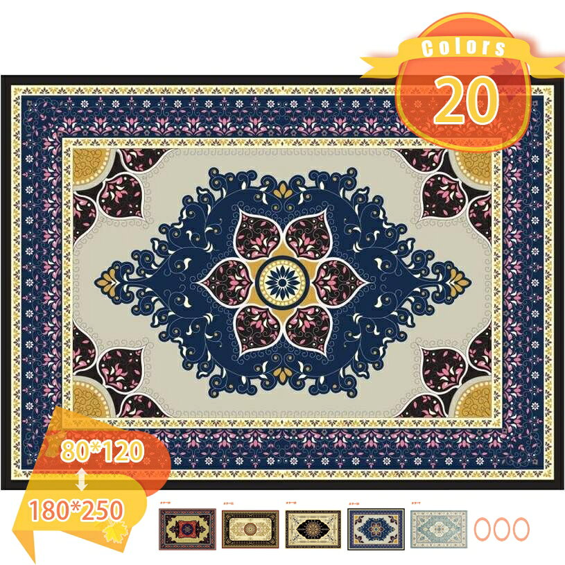 500円OFFクーポン ペルシャ絨毯 カーペット 長方形 ホットカーペット対応 ラグマッ...