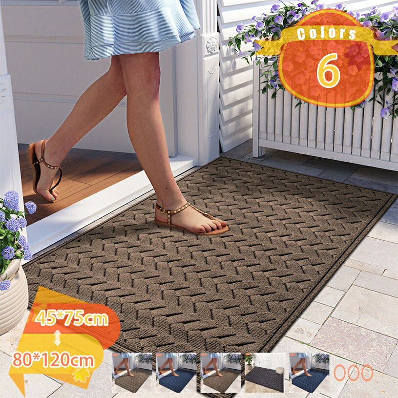 500円OFFクーポン 玄関マット 屋外 室内 滑り止め 業務用 家庭用 洗える おしゃれ ドアマット 泥落とし 耐磨耗性 玄関 オフィス お店 北欧 大きめ 泥除け 砂落とし 屋内 玄関 マット 飲食店 オフィス 事務所 店舗 雨 泥 階段 ドアマット fascimo