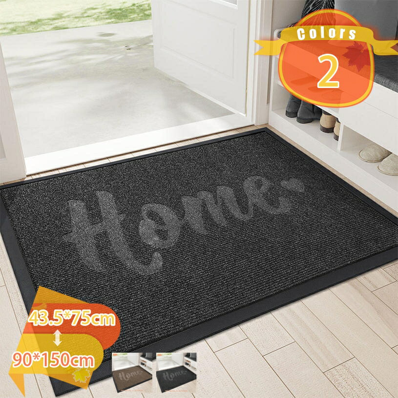 1000円OFFクーポン 玄関マット 吸水マット 屋外 室内 洗える 裏面 滑り止め付き 泥落とし 泥除け 砂落とし 業務用 家庭用 室外 屋内 丸洗い ドアマット フロアマット 店舗 飲食店 オフィス 事務所 トイレ オールシーズン 入口マット fascimo