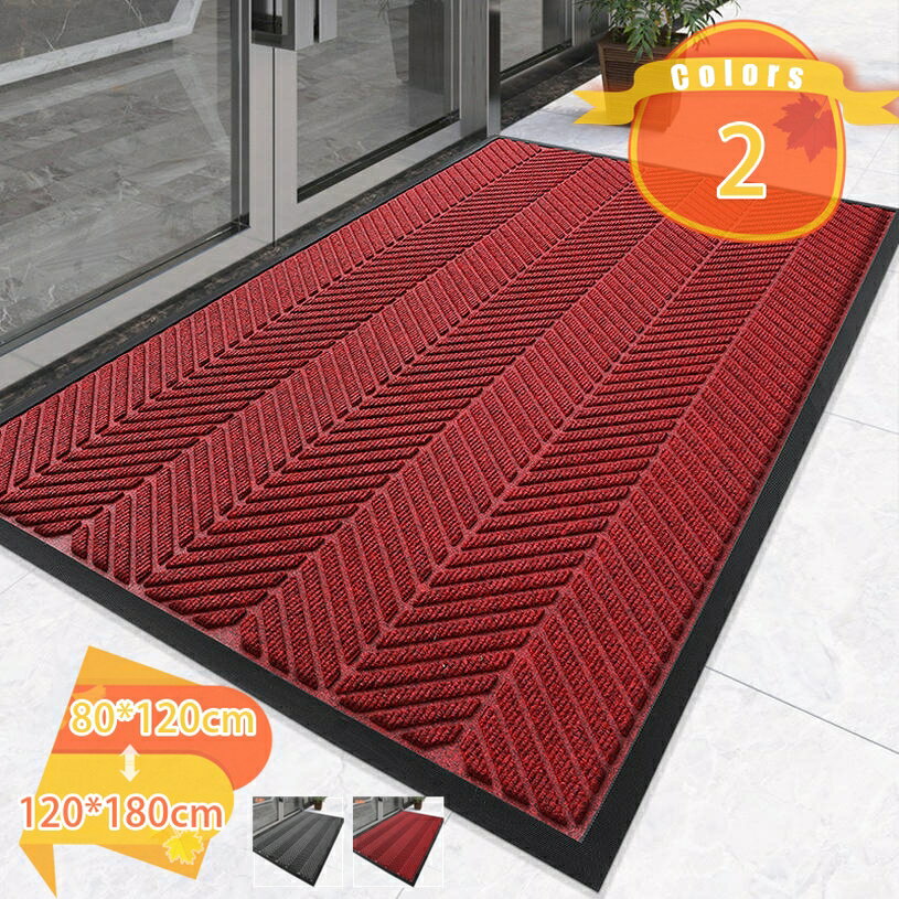 Door Mats - 2000円OFFクーポン 玄関マット 屋外 室内 おしゃれ 北欧 泥落とし 洗える かわいい 風水 大判 無地 滑り止め付き 泥除け 砂落とし 業務用 家庭用 丸洗い ドアマット 店舗 飲食店 オフィス 事務所 大きい 吸水 お手入れ簡単 北欧 出入り口 fascimo