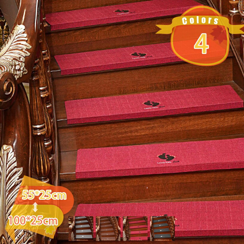 階段 滑り止めマット 階段 マット 階段 滑り止め 犬1枚階段 滑り止め マット カーペット 吸着 階段 カーペット ズレない 階段用 マット 犬 猫 ペット インテリア 滑り止め キズ防止 傷防止 マット ペット 犬 猫 傷防止マット fascimo