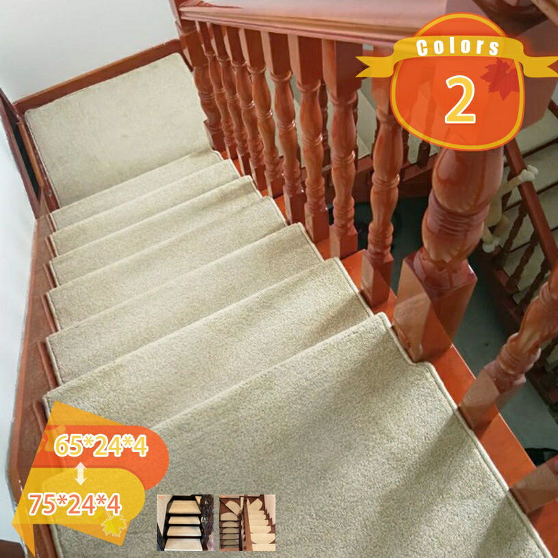 階段用マット 1枚入 階段 カーペット マット 防音 キズ防止 滑り止めマット 吸着 ペット 階段マット 階段 滑り止め マット 洗える 階段滑り止めシート 固定 高齢者 犬 猫 ペット 転倒防止 傷防止 階段用ステップマット fascimo