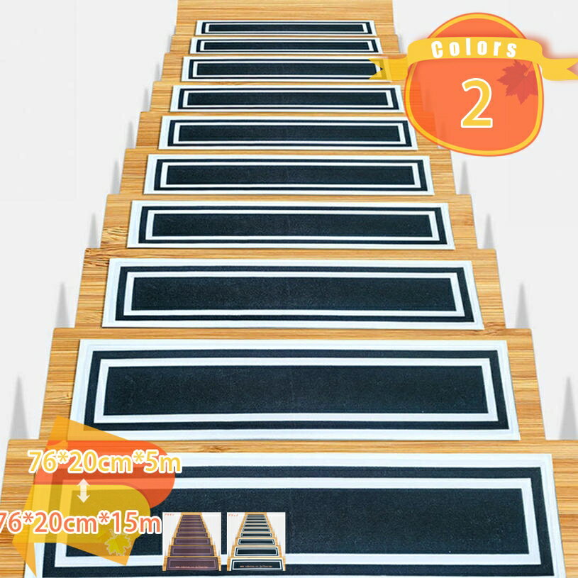階段 滑り止めマット 階段 マット 階段 滑り止め 犬 5から15枚階段 滑り止め マット カーペット 吸着 階段 カーペット ズレない 階段用 マット 犬 猫 ペット インテリア 滑り止め キズ防止 傷防止 マット ペット 傷防止マット fascimo