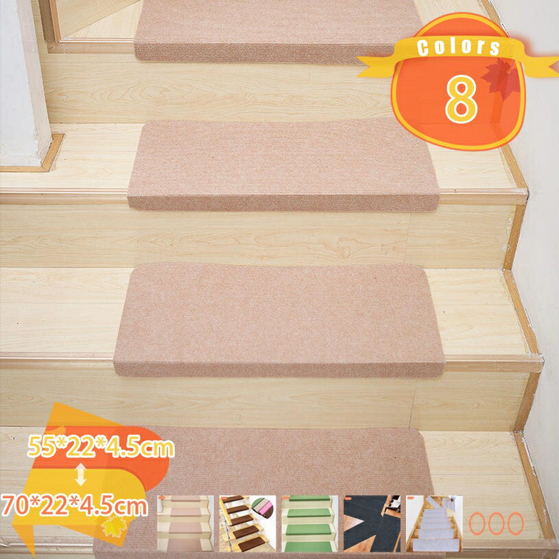 吸着マット 階段 滑り止めマット 幅広 大判 5枚セット ズレない カーペット 吸着 階段マット 洗える フローリング 滑り止め 階段 防音マット フロアマット 置くだけ 固定 高齢者 犬 猫 ペット 転倒防止 傷防止 fascimo