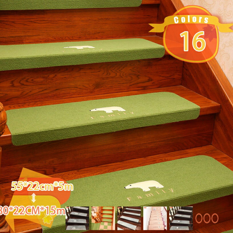 階段マット 滑り止め 無地 防音 キズ防止 四季通用 丸洗える 転倒防止 階段クッション 滑り止めシート 5枚 10枚 15枚入り ズレにくいマット ペット シニア 折り曲げ 負担軽減 キズ防止 階段カーペット 階段すべり止めマット fascimo
