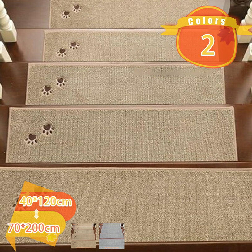 メイン素材：合成繊維【サイズ】40*120cm、 50*150cm、 60*180cm、 70*200cm、 【内容量】1枚　【階段にピタッと吸着】目に見えない無数の吸盤が床面に吸着する仕組みなので、マットの上で動いてもずれにくくはがれにくい構造です【お掃除もカンタン】吸着していますので、掃除機をかけても浮き上がりにくく簡単にお掃除出来ます。繰り返し洗濯もできます。【滑り止め断熱/肌触りが良い】階段が便利で、滑る恐れがありますか? 階段の滑り止めマットとして、素足でも冷たくない階段マットです。【ふわふわ・防音・保温性】普通のより厚手で高級の生地を使用しているので肌触りが良く、素足に柔らかくて嬉しいです。一日の疲労を軽減、踏み心地です。それに、いつも気になる階段の騒音を吸収！足元の冷え防止にも最適です。◆1.シンプルな色合いでどんな部屋でも合わせやすいです。 ◆2.【階段マットの必要性】しっかりした生地を使用しているので防音効果がバツグン、いつも気になる足音を軽減できます。階段の上り下りの騒音対策や衝撃も緩和できます。 ◆3.シールを剥がして貼るだけ！ 裏面が吸着加工だから、マットが階段にぴたっと吸着して動きません。 ◆4.お掃除も簡単、掃除機をかけてきれいになる！洗いで繰り返し使用が可能です！ ◆5.裏面が吸着加工だから、マットが階段にぴたっと吸着して 動きません。 ◆長時間に使えでも摩損はただ少しあり、実にお買い得の階段マットです。 ◆光の強さの原因で実物の色は写真と若干の誤差があるかもしれませんが、当商品の色は実物を基准とする。 ◆不明な点等ございましたら、お気軽にお問い合わせください。 キーワード：階段 階段用 マット まっと 犬用マット 滑り止めマット すべり止め 滑らない カーペット 犬 猫 老犬 老猫 子犬 子猫 ペット 安全 転倒防止 吸着階段マット 15枚 カーペット 洗える 接着材不要 吸着 階段用 床保護マット 15枚 階段すべり止め 階段カーペット シート 対策 春 夏 秋 冬 ウォッシャブル 犬 猫ペット 介護 寒さ 冷え対策 便利グッズ 便利品 プレゼント 贈り物 贈物 入学 卒業 引越し お祝い 敬老の日 母の日 父の日 誕生日 プレゼント 誕生日プレゼント 結婚祝い 福袋 メンズ レディース 男性 女性ご案内している情報は参考用です。実際にお届けする商品をご確認くだラグ 洗える 200×200CM ラグマット 滑り止め付 西海岸 絨毯 マット ラグカーペット 北欧 カーペット おしゃれ オールシーズン可 洗えるラグ ラグ 夏用 極厚2cm高反発ラグ 抗菌 防臭ラグ カーペット 洗える シャギーラグ ラグマット 絨毯 シャギー 一人暮らし オールシーズン 滑り止め 厚手 ジュータン 正方形 夏用 夏 夏ラグ 夏用ラグ ベージュ グレー グリーンラグマット 160 西海岸 デザイン 柄 玄関マット 綿 250 240 冷感 アーバン 滑り止め 正方形 リビング 楕円形 洗濯 接触冷感 200×250 グレー 滑り止め付 90 円形200 120 日本製 一人暮らし階段マット 階段用ステップマット 滑り止め付き ずれない 階段カーペット 22cm 15枚入り 吸着 15枚入 ブラウン キズ防止 蓄光 洗える 蛍光 肉球 階段カーペットマット 折り曲げ付階段マット l型 高密度ゴム製で 滑り止めテープ すべり止め付 階段すべり止め 屋外 屋内 転倒防止 茶色とグレー 業務用 透明 幅55cm/幅70cm 22 45 55 70 200×200 シンプルラグ まる インド綿 200x200 185 ブルー 極厚 滑り止め付き 120cm 撥水 ダイニング 厚い 小さめ ファー 安い フリンジ インド 楕円 100x140 50 カーペット 丸巻き ワンルーム 西海岸