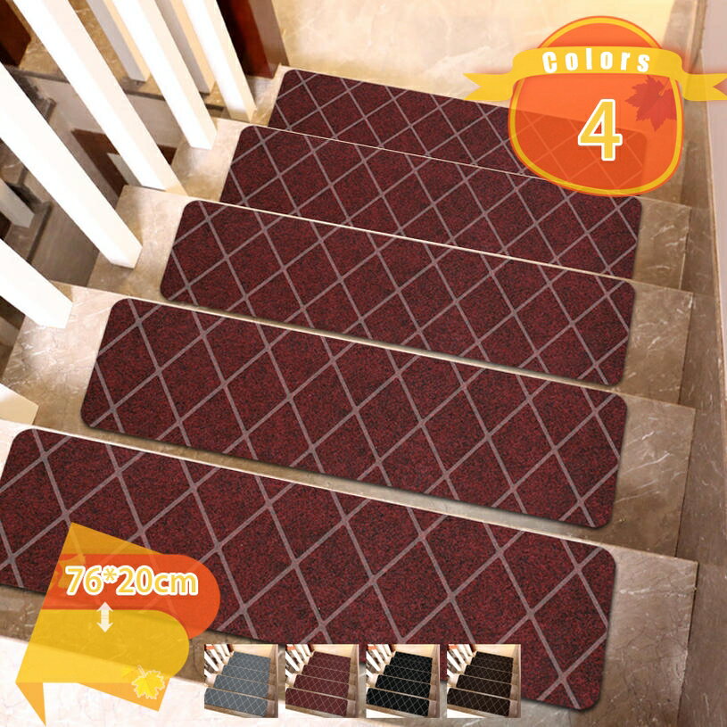 階段マット 5枚 階段 マット 滑り止めマット かいだん まっと 敷く 滑り止め 滑りにくい すべらない おしゃれ 屋内 転倒防止 転倒 防止 防音 吸着 吸着マット ペット お年寄り ご年配 シンプル 北欧 すべり止め 犬 猫 fascimo