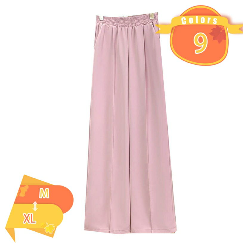ワイドパンツ レディース パンツ ボトムス ワイド ウエストゴム ロング丈 ガウチョパンツ 無地 クールパンツ 涼しい 着回し ゆったり リラックス きれいめ カジュアル お洒落 爽やか シンプル ナチュラル 体型カバー fascimo