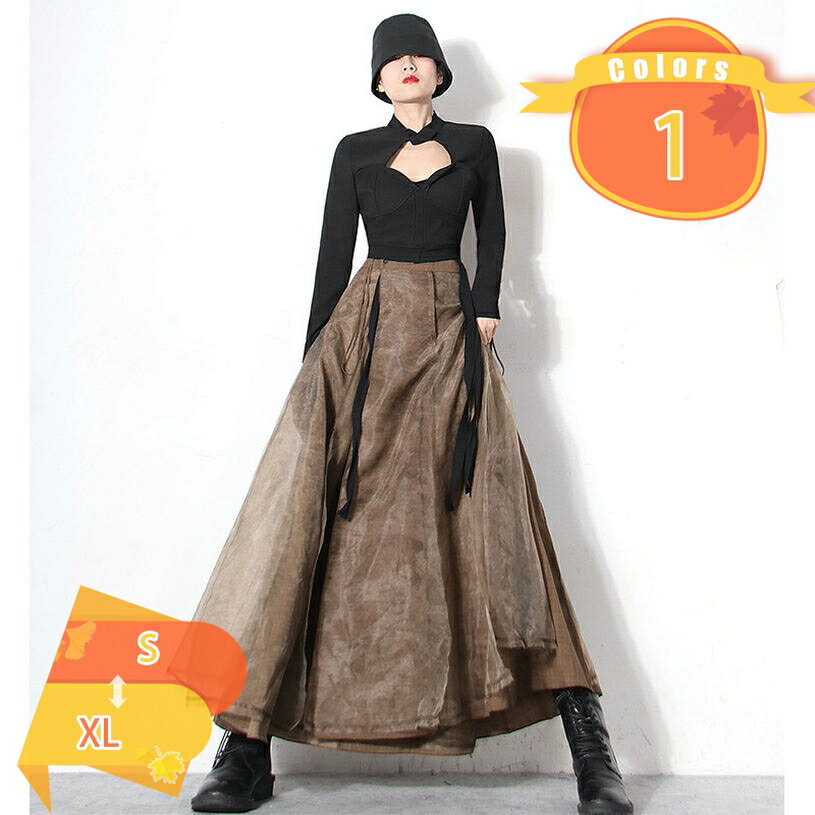 2000円OFFクーポンチュールスカート レディース ロング 春 秋 冬 夏 ロングスカート チュール レース 無地 上品 ロマンチック ミモレ丈 aライン ハイウエスト 柔らかい裏地付き 通勤 通学 結婚式 舞踏会 女子会 マキシ丈スカート fascimo