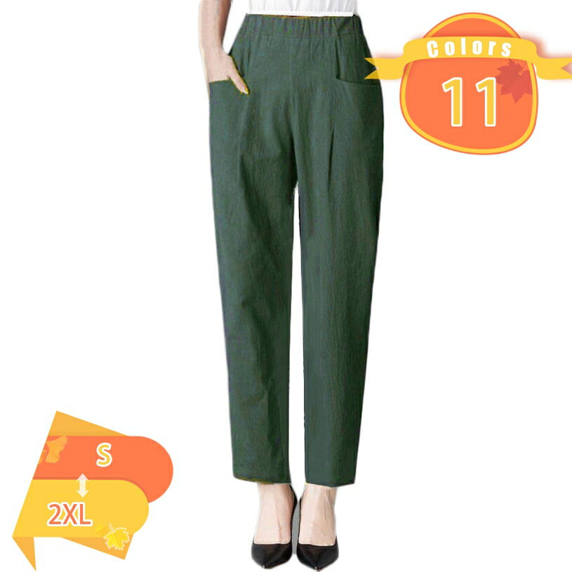 リネンパンツ レディース 綿麻 ガウチョパンツ ワイドパンツ サルエルパンツ リネン ロング ウェスト ゴム ポケット付き パッチワーク 民族風 文芸風 大人 綿麻パンツ ゆったり 春 夏 秋 無地 通勤 オフィス シンプル ゆったり fascimo